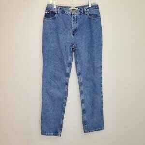 Tommy Hilfiger high rise straight leg jeans Y2K